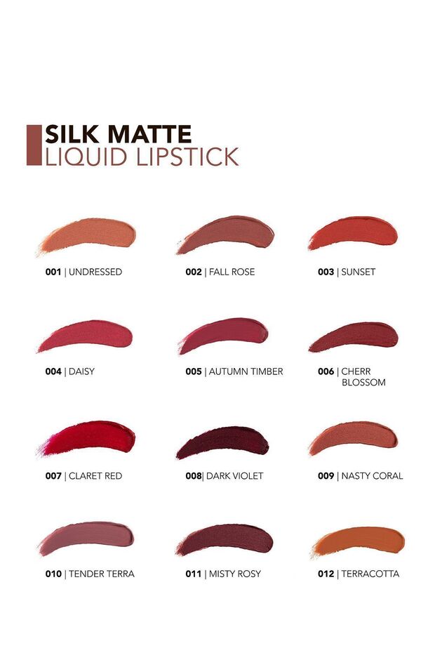 Ruj lichid mat Silk Flormar - 3
