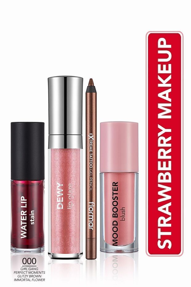 Strawberry Makeup 4'lü Makyaj Seti - 1