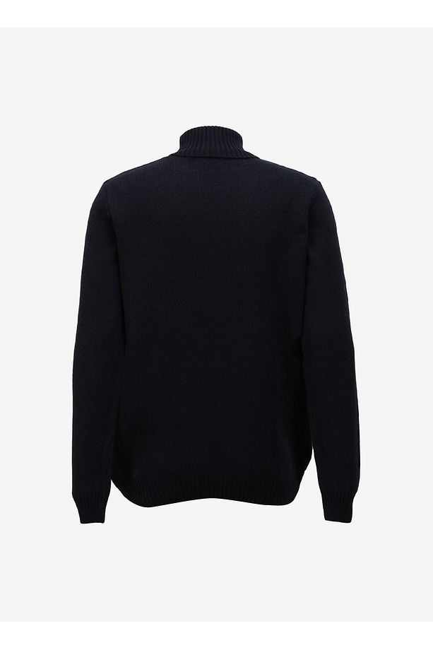 Balıkçı Yaka Basic Jakarlı Lacivert Erkek Kazak F3WM-KZK-998 - 2