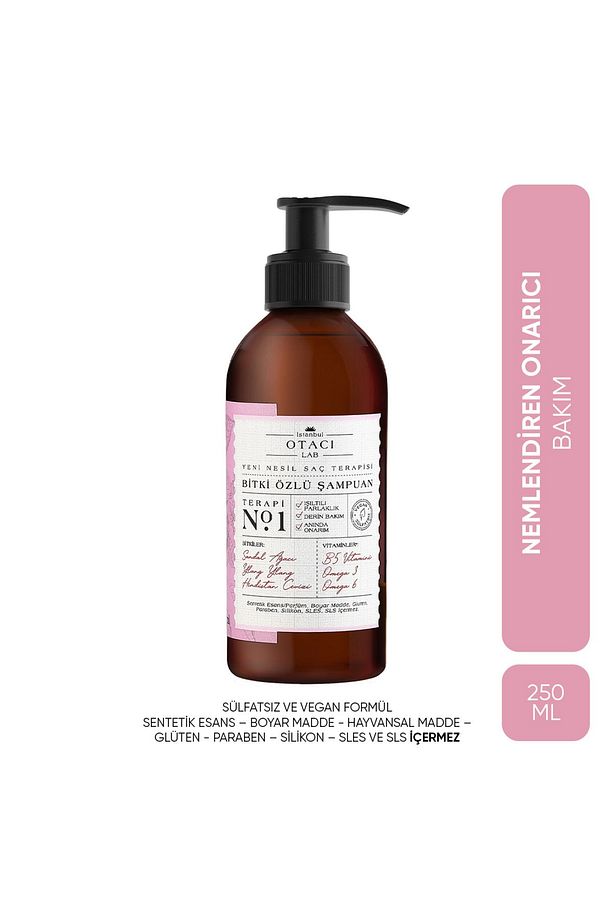 Lab Terapi No:1 Parlaklık Verici Bitki Özlü Şampuan 250 Ml - 1