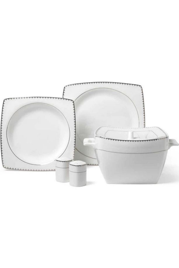 A8445 Bone Selection Kare Yemek Takımı 60 Parça - 2