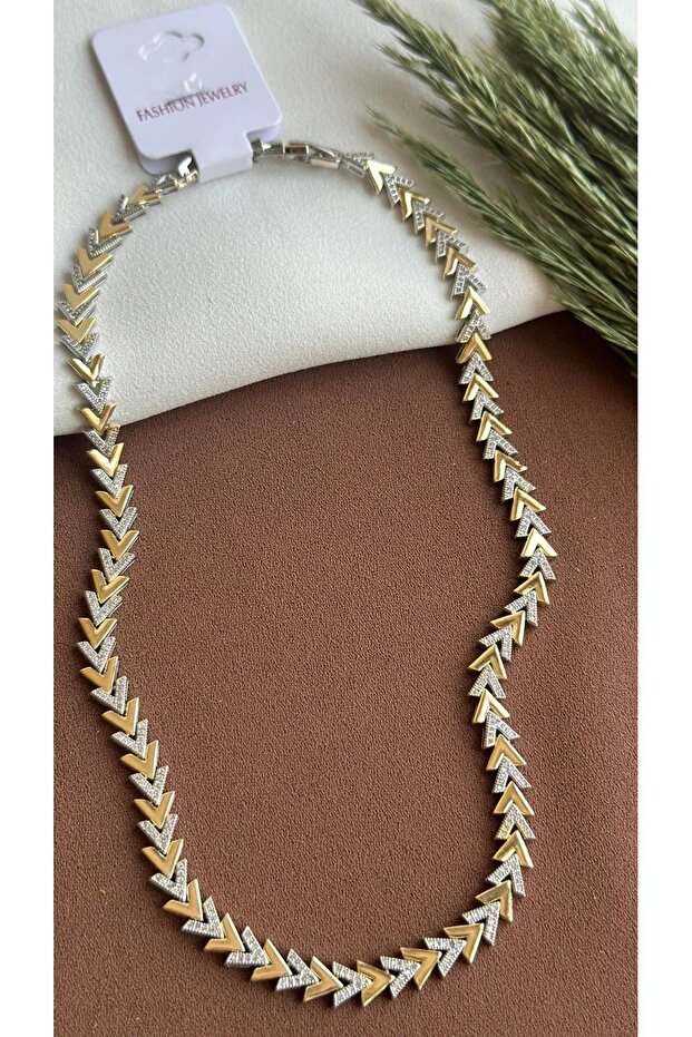 Double Color Zircon Stone Fish Back Pendant