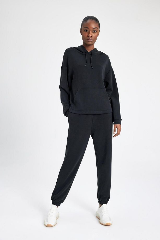 Fit Sporcu Jogger Eşofman Altı Standart Fit Modal Çift Cepli Basic Düz B1794ax24sp - 4