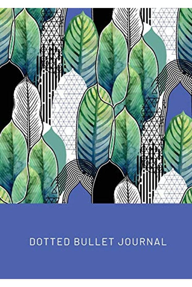 Geometric Leaves Dotted Bullet Journal