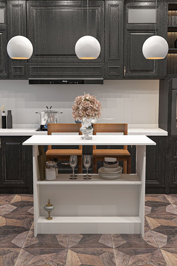 BARELLA MUTFAK ADASI BEYAZ - 2