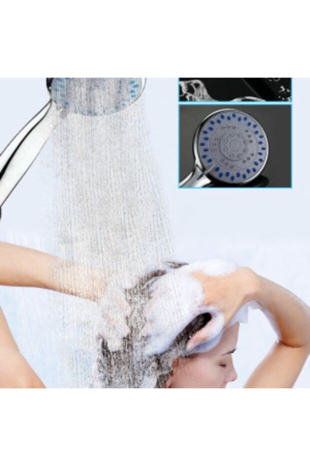 Water Saving Onyon 3-Function Sliding Shower Set - 6
