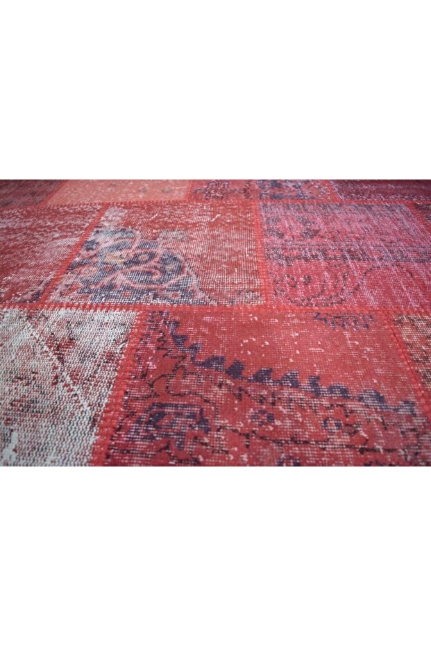 Patchwork El Dokuma Anadolu Kilimi - 4