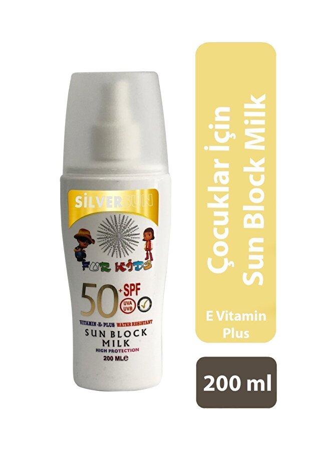 Silversun Yüksek Korumalı Çocuk Güneş Spreyi Spf 50+ 200 ml - 1