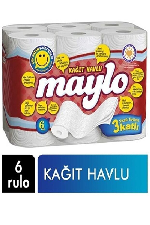 Kağıt Havlu 3 Katlı 6 Rulo - 1
