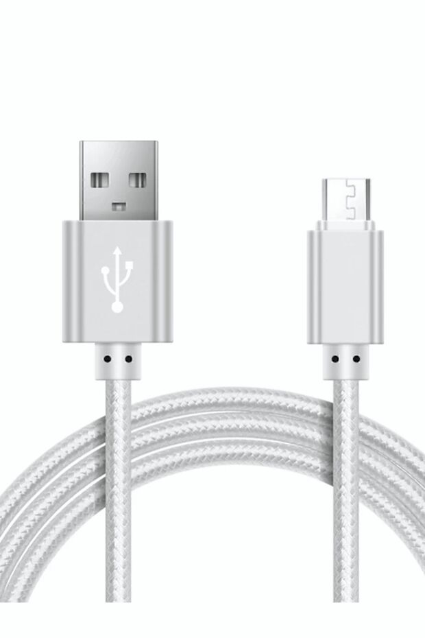 Çelik Micro Usb Şarj Ve Data Kablosu - 1