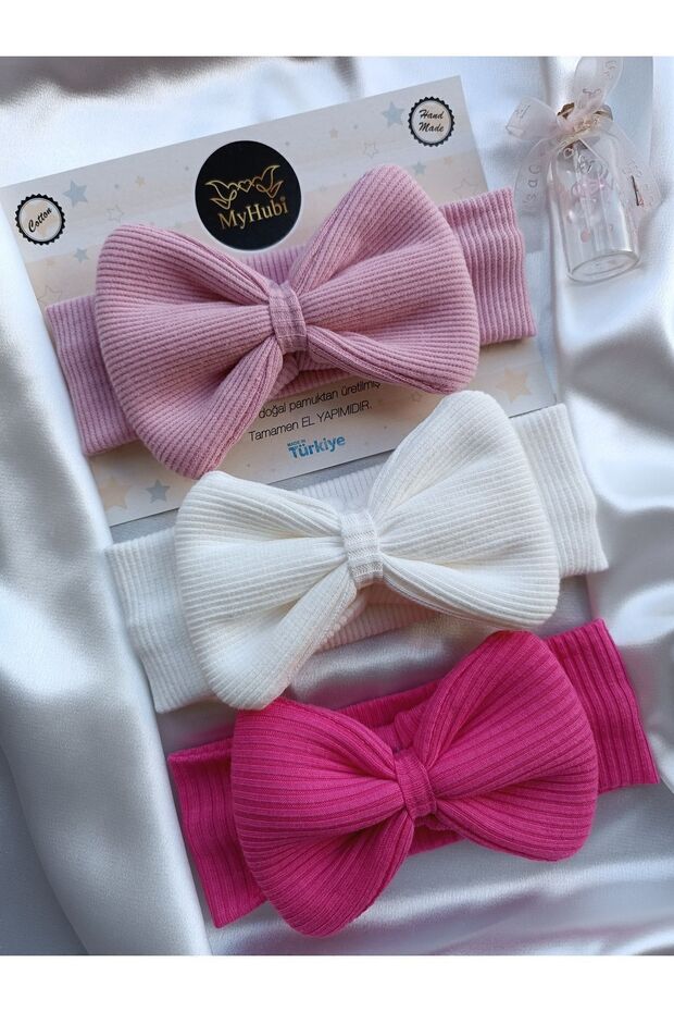 3-Piece Combination Handmade Baby Girl Grand Bandana
