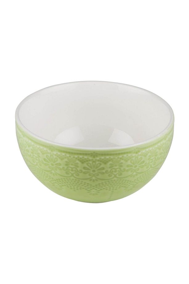 Dantel Koleksiyon Çorba Kasesi, 14cm. Yeşil 2 Li Set Olarak Satılmaktadır - 1