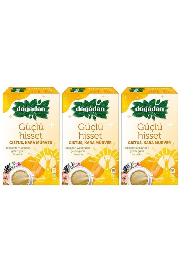 Güçlü Hisset Citrus & Kara Mürver Bardak Poşet Çay 18'li X 3 Adet - 2