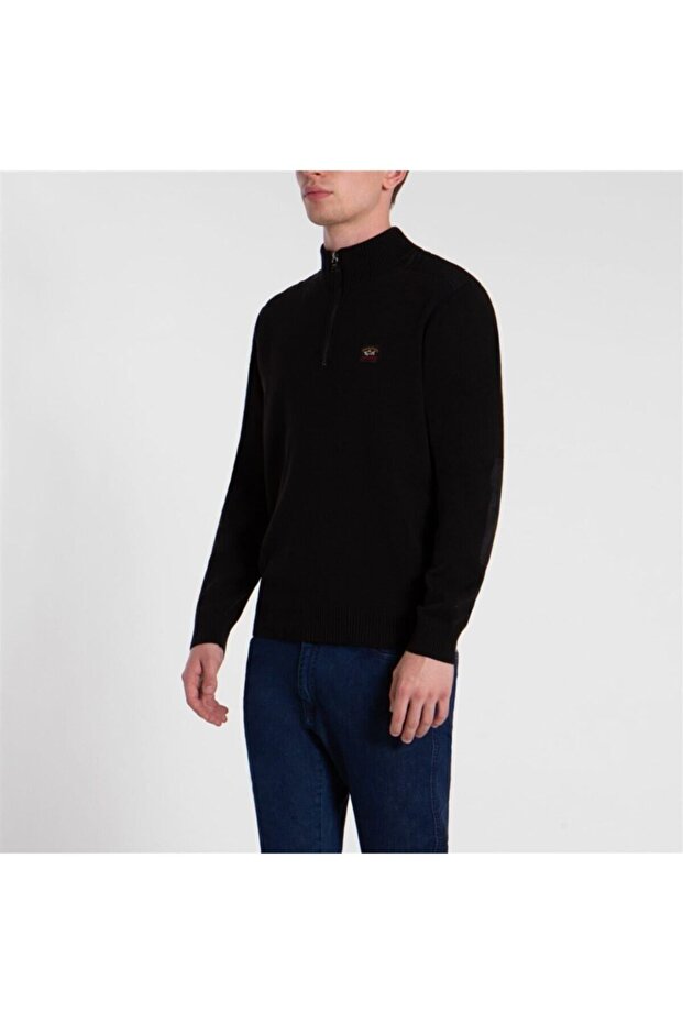 MEN'S ZIPPED PULLOVER C.W. WOOL - 2