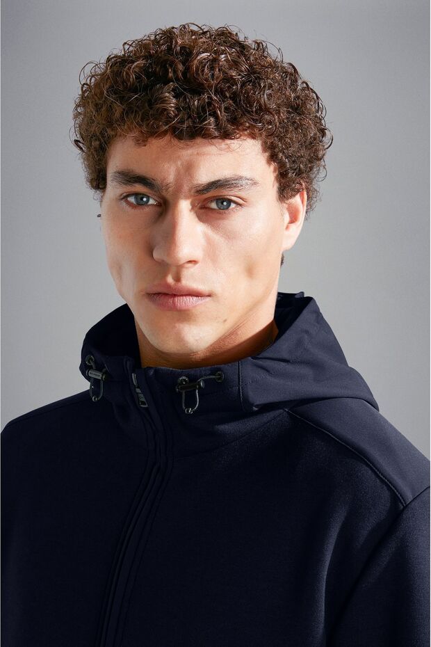 SWEATSHIRT WITH ZIP IN POLYESTER - 3