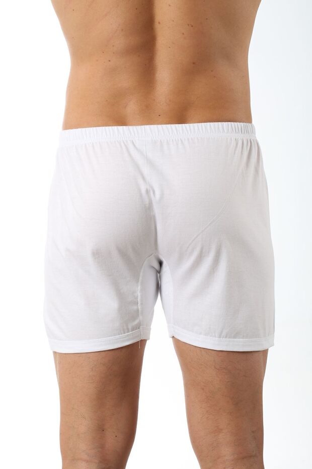 Özkan 0043 Erkek Pamuklu Penye Süprem Kumaş Esnek Rahat Paçalı Don Boxer Külot - 2
