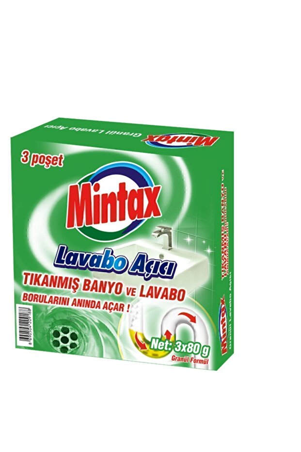 Lavabo Açıcı 3x80 gr - 1