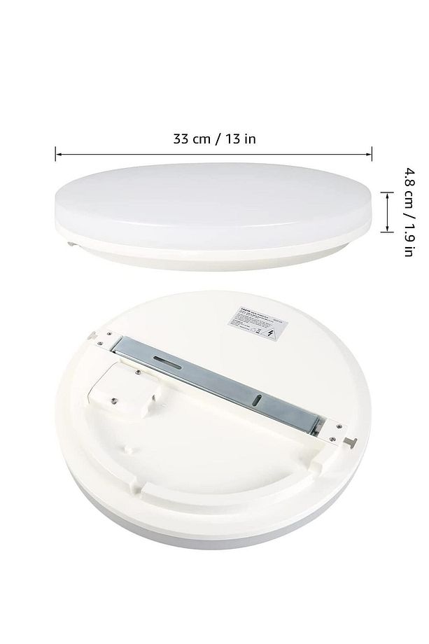 Banyo Yuvarlak Avize 25watt-30cm X 30cm Lüks Led Aydınlatma, Lüks Yuvarlak Banyo Avize - 7