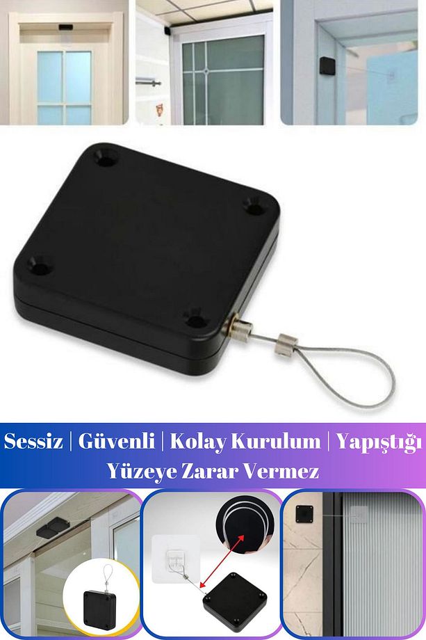 Sessiz ve Hızlı Otomatik Kapı Kapatma Aparatı - 1