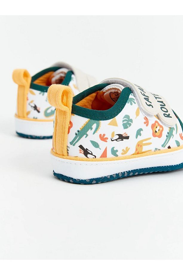 LCW STEPS Cırt Cırtlı Erkek Bebek Yürüme Öncesi Ev Ayakkabısı - 5