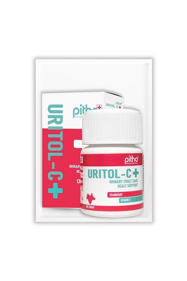 Uritol C | Kedi Ve Köpekler Için Idrar Yolu Ve Üriner Sistem Sağlığı Destekleyici 40 Tablet - 6