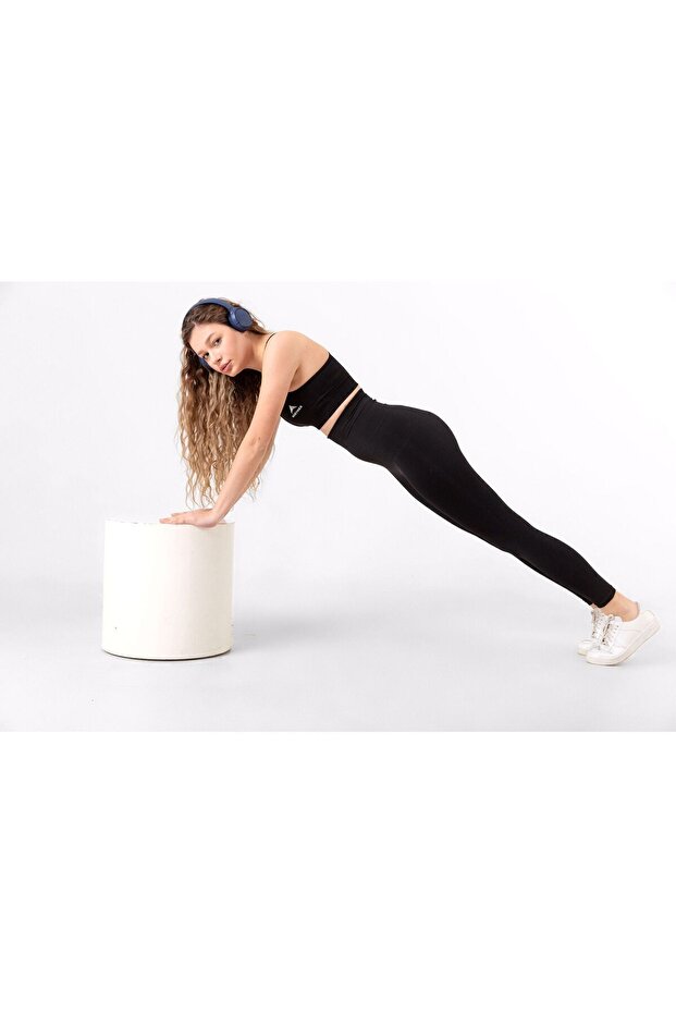 Yüksek Bel Korse Tayt - 4