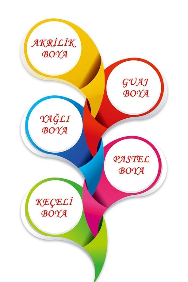 Mercan Pres Tuval 20 Cm X 20 Cm 5 Li Paket - 5