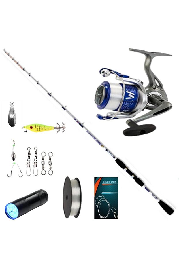 Lineaeffe Squıddy 150 gr - Vigor Power 6000 Tekne Olta Set - 2