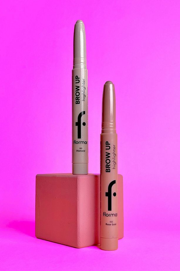 Asansörlü Aydınlatıcı Kaş Kalemi Pembe Altin -brow Up Highlighter Pencil-002 Rose Gold-8682536072441 - 8