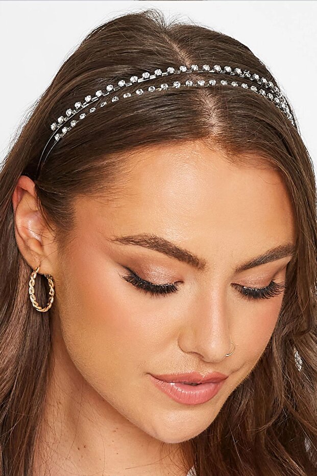 Double Row Stone Evening Dress Crown