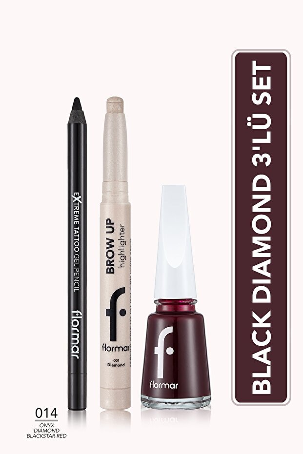 Black Diamond 3'lü Makyaj Seti - 1