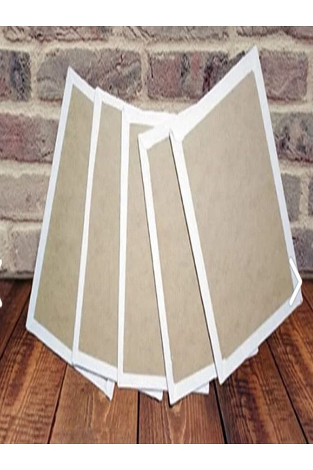 Mercan Pres Tuval 20 Cm X 20 Cm 5 Li Paket - 3