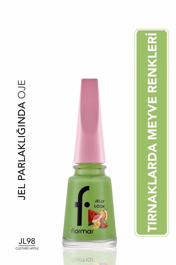 Jelly Look Yüksek Pigmentli & Parlak Bitişli Jel Görünümlü Oje - 1