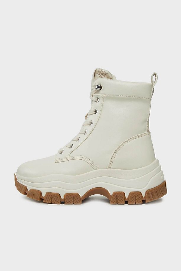 Bissonn Yüksek Bilekli Sneaker Ayakkabı AYAKKABI FL8BINELE12 CREAM - 4