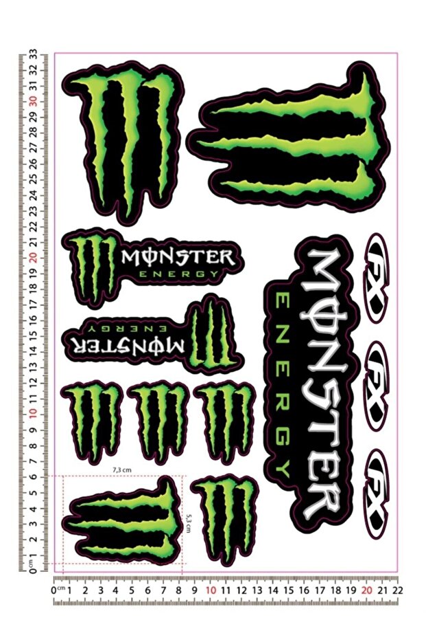 Monster Sticker Seti - 1