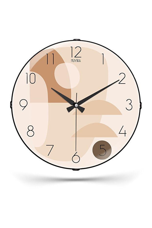 Muyika Rone Bombe Real Glass Silent Mechanism 36cm Wall Clock Pds-36