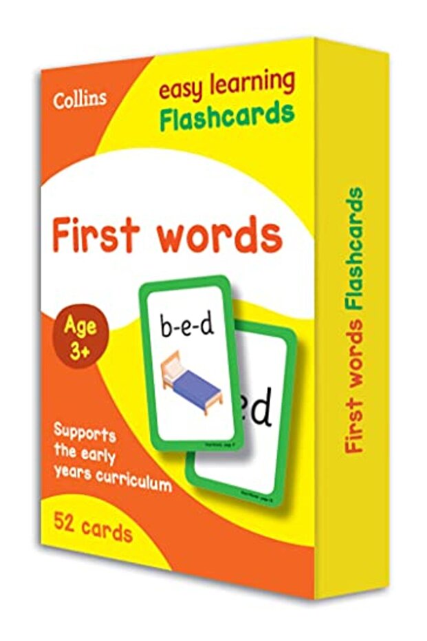 First Words Flashcards Ideal For Home Learning Collins Easy Learning Preschool