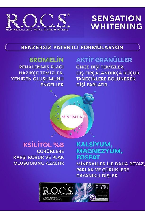 Rocs Sensation Whitening 74 Gr. Danışmannn... - 2