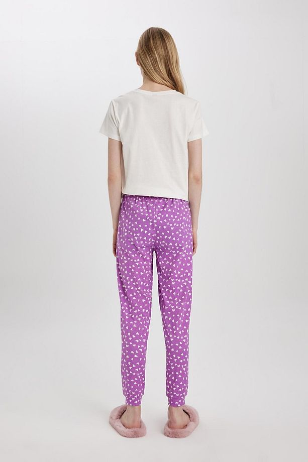 Fall In Love Regular Fit Casual Kalp Desenli Pijama Altı B6196ax24sp - 7