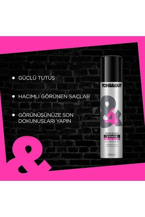 Toni Guy Hacim Veren Saç Spreyi No:4 250 Ml. - 3