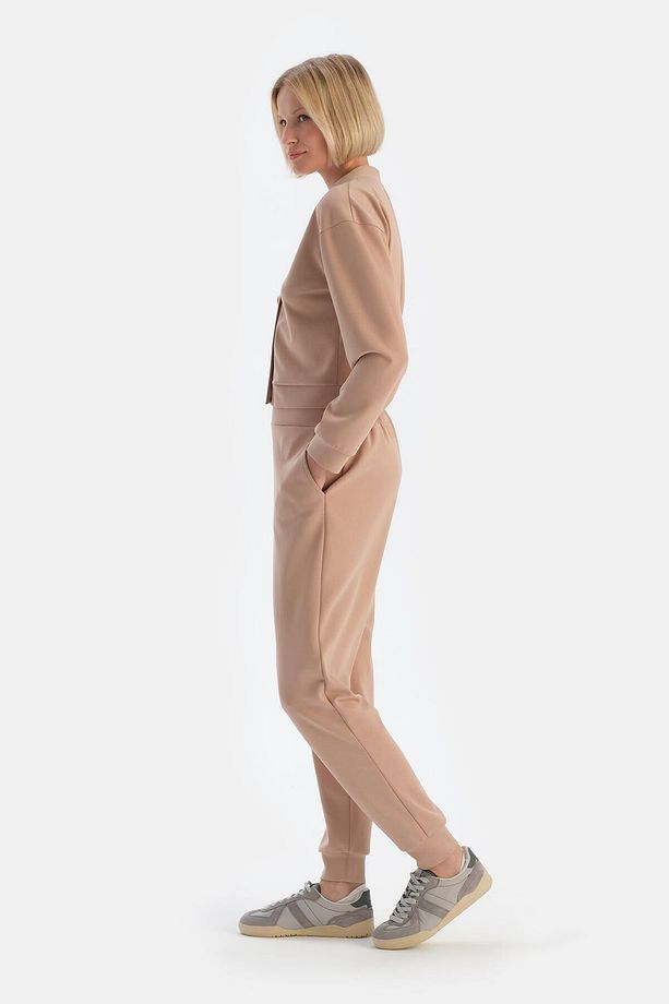 Sütlü Kahve Jogger Paça Modal Pantolon - 3