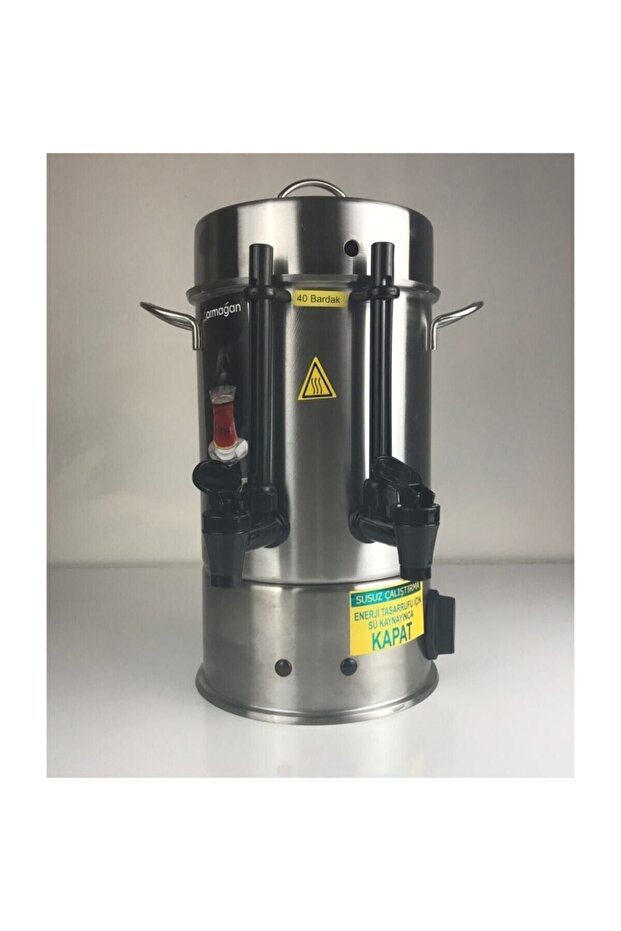 Çaymatik 80 Bardak Çelik Termostatlı Semaver - 3