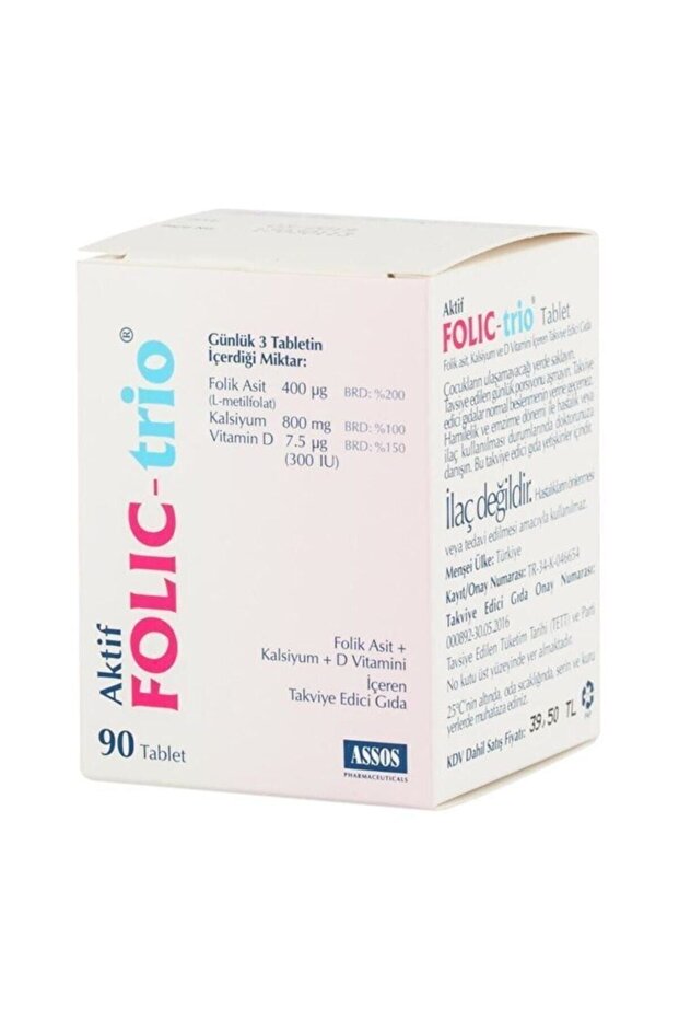 Folic Trio 90 Tablet - 1