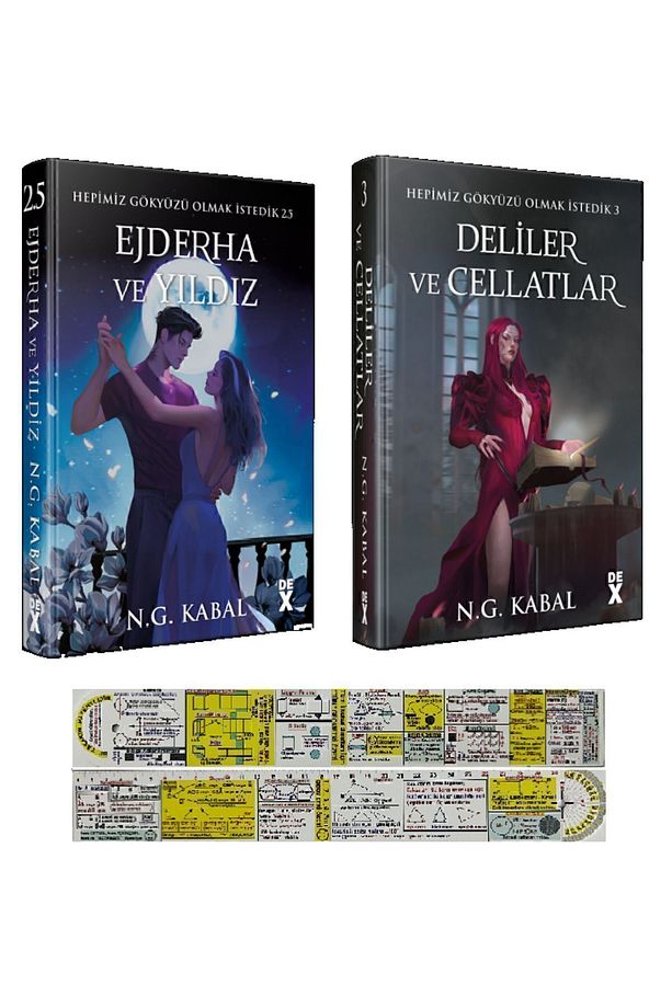 Hepimiz Gökyüzü Olmak İstedik 2.5 ve 3. Kitaplar 2'li Set Ejderha ve Yıldız + Deliler ve Cellatlar - 1
