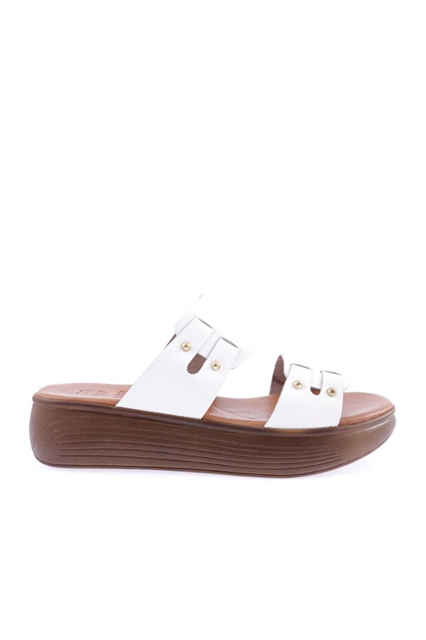 Women's Thick Banded Trock Thick Sole Slippers 61132110