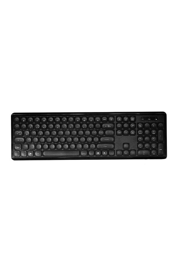 Kablosuz Fare ve Klavye Set Türkçe Q Ev Ofis Kullanıma Uygun Kablosuz Blic Klavye Mouse Set - 1