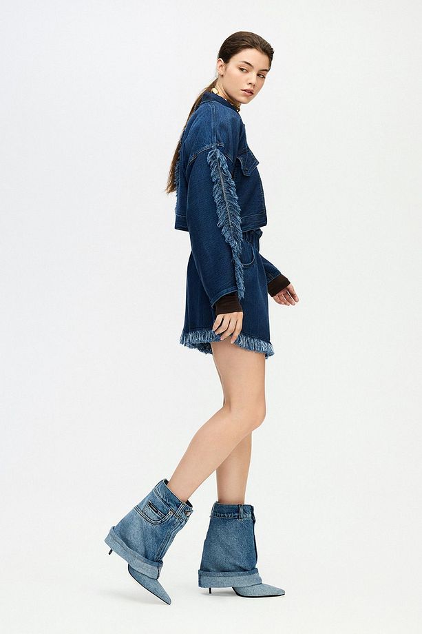 Denim Şort - 5