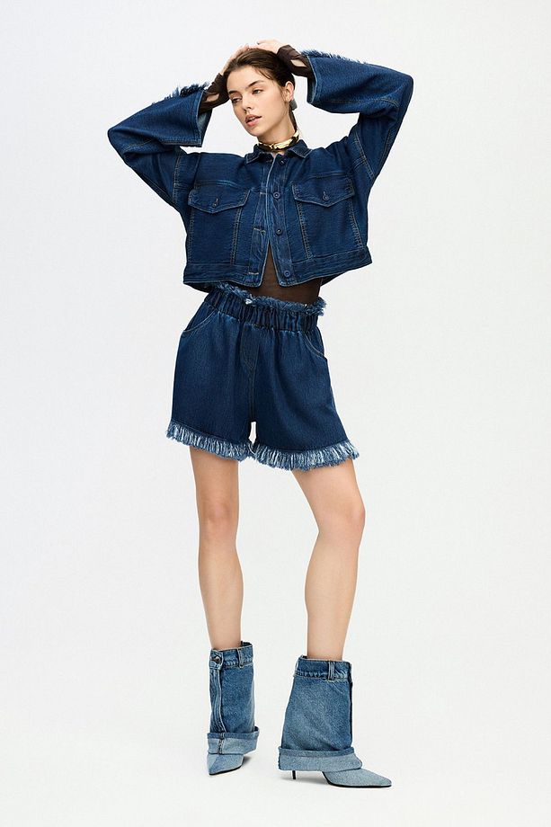 Denim Şort - 4