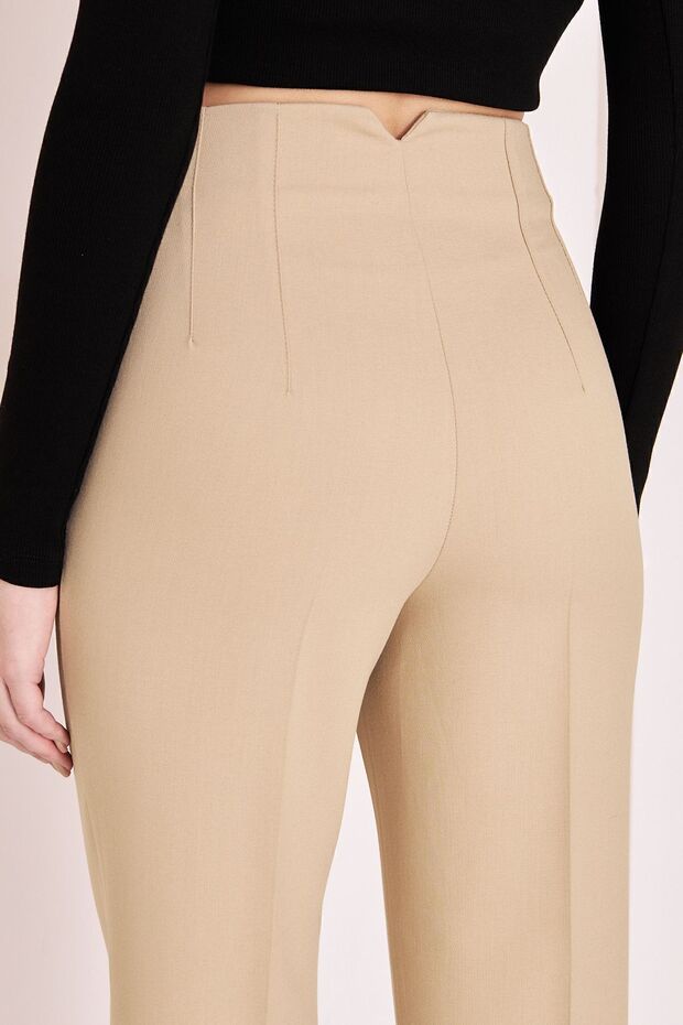 NW BUTİK, flatolu kumaş pantolon - 2