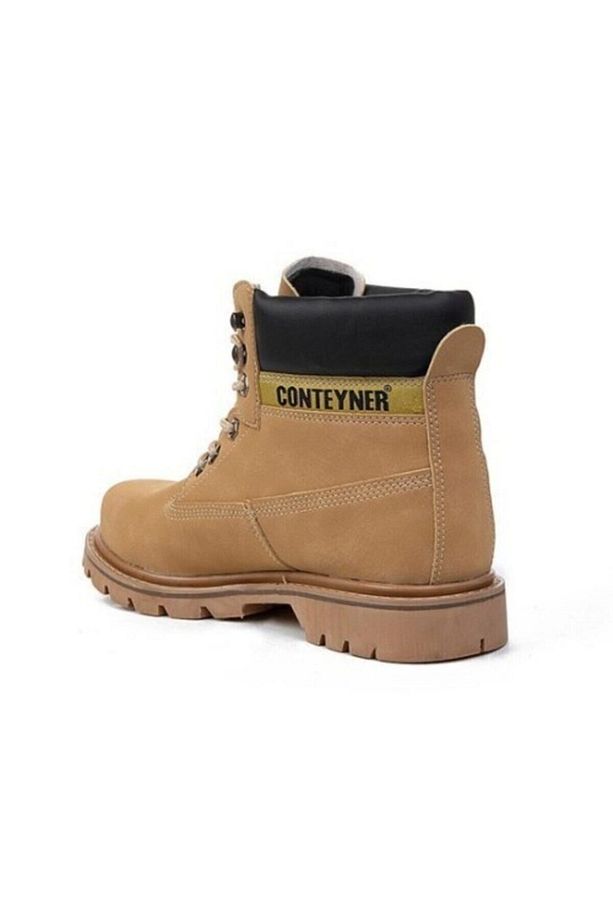 Hepsitrend Unisex Camel Kışlık Kauçuk Kaymaz Taban Bot - 3